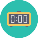 reloj digital icon