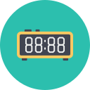 reloj digital icon