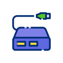 concentrador usb icon