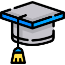 sombrero de graduado icon