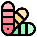 paleta de color icon