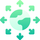 distribución global