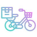 bicicleta de reparto icon