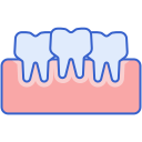 Überfüllte zähne 