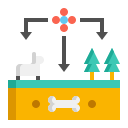 huella de carbono icon