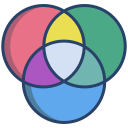 diagrama de venn icon