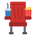 asiento de cine icon