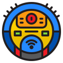 aspirador robot icon