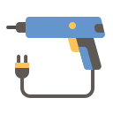 pistola de silicona icon