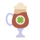 caffé irlandese icona