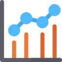 gráfico de linea icon