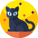 gato negro icon