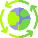 economía circular icon