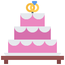 pastel de bodas icon