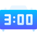 reloj digital icon