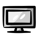 monitor de tv icon