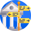 Road sign icon