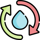 reciclar agua icon