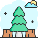 deforestación icon