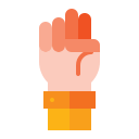 levantar la mano icon