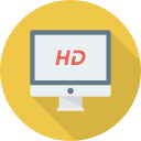 pantalla hd icon