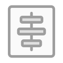 alineación horizontal icon