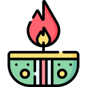 lámpara diwali icon