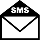 símbolo de interfaz de sobre de carta sms icon