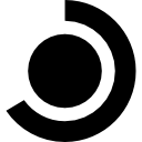 symbole graphique simple circulaire Icône