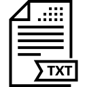 tekstbestand icoon