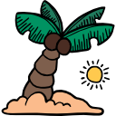 Árbol de coco icon