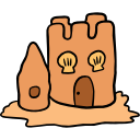 castillo de arena icon