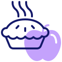 pie de manzana icon