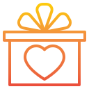 caja de corazón icon