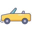 coche descapotable icon