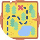 mapa del tesoro icon