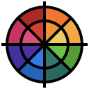 círculo de color 