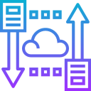 transferencia de datos icon