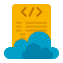 codificación en la nube icon