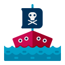 barco pirata icon