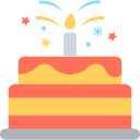 Birthday cake icon