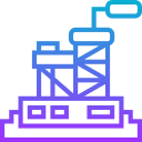 la plataforma de perforación icon