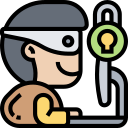 la seguridad cibernética icon