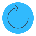 flecha circular icon