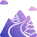 Ski route icon