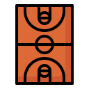 cancha de baloncesto icon