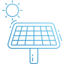 energía solar icon