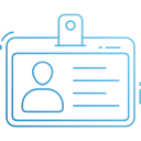 tarjeta de identificación icon