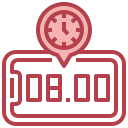 reloj digital icon