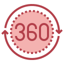 360 grados icon